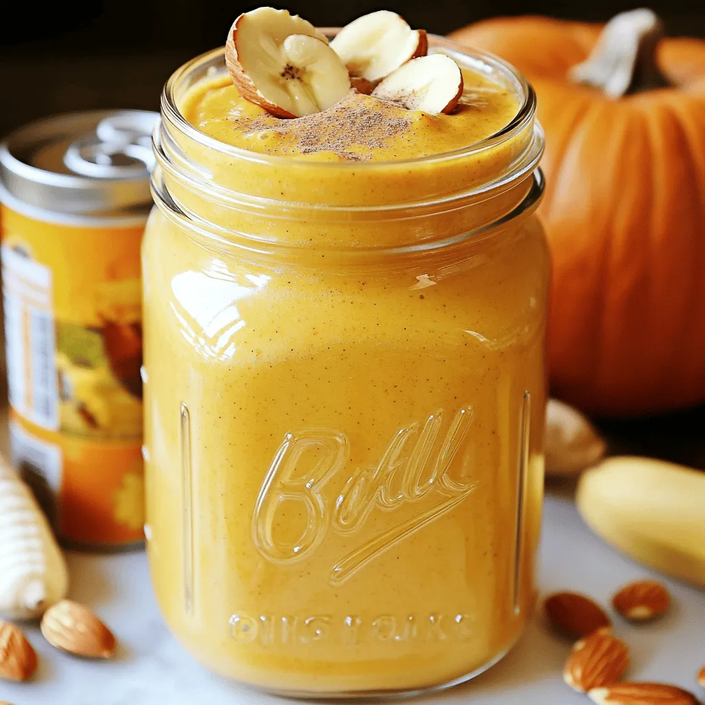 High-Protein Pumpkin Pie Smoothie Tasty and Healthy