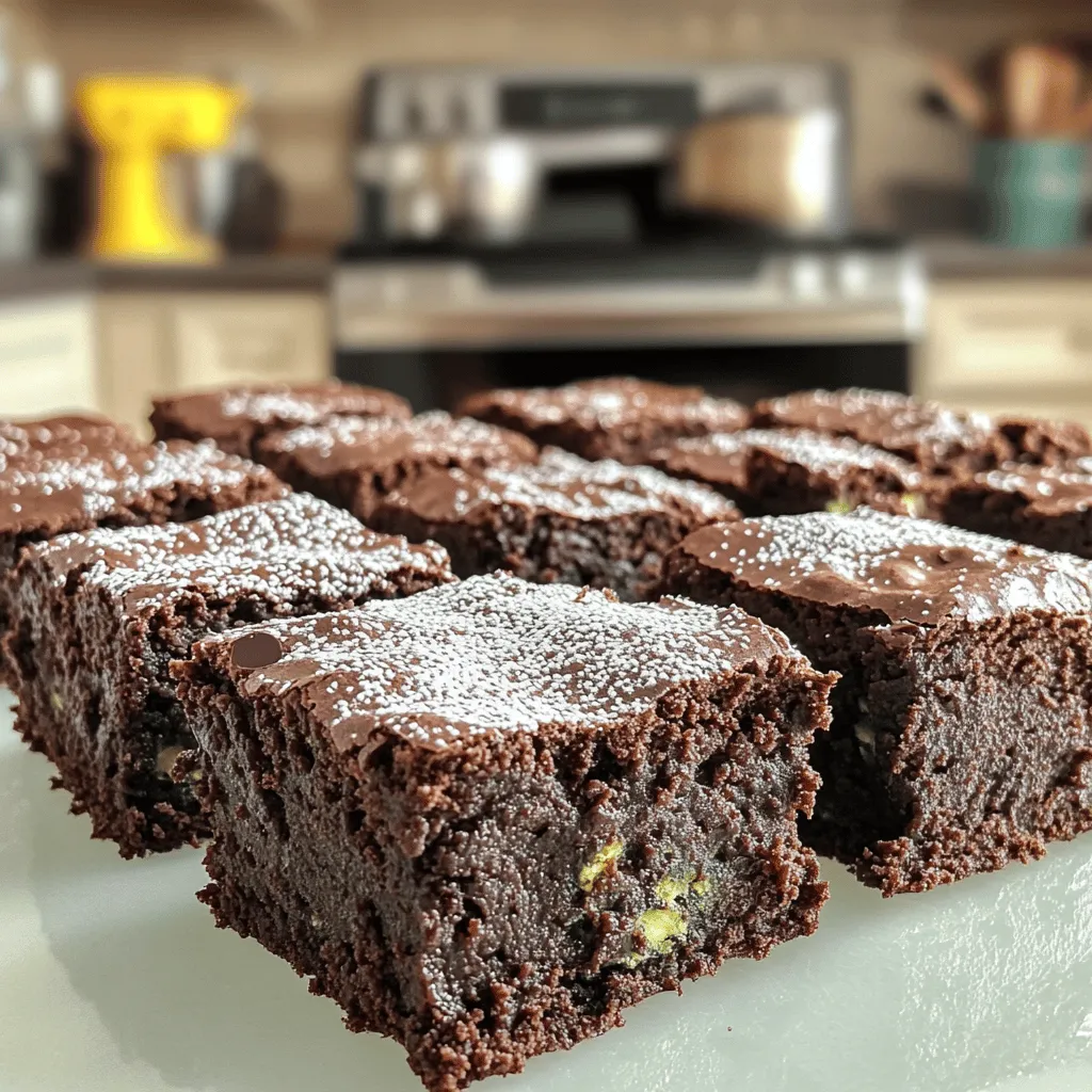 Moist Zucchini Brownies Perfectly Chewy Delight