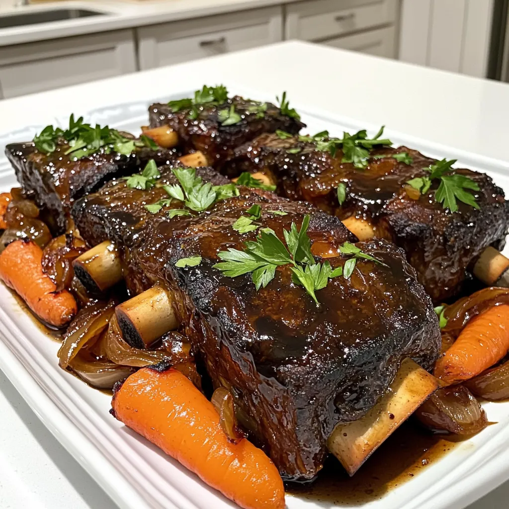Slow Cooker Balsamic Short Ribs Tasty and Simple Meal