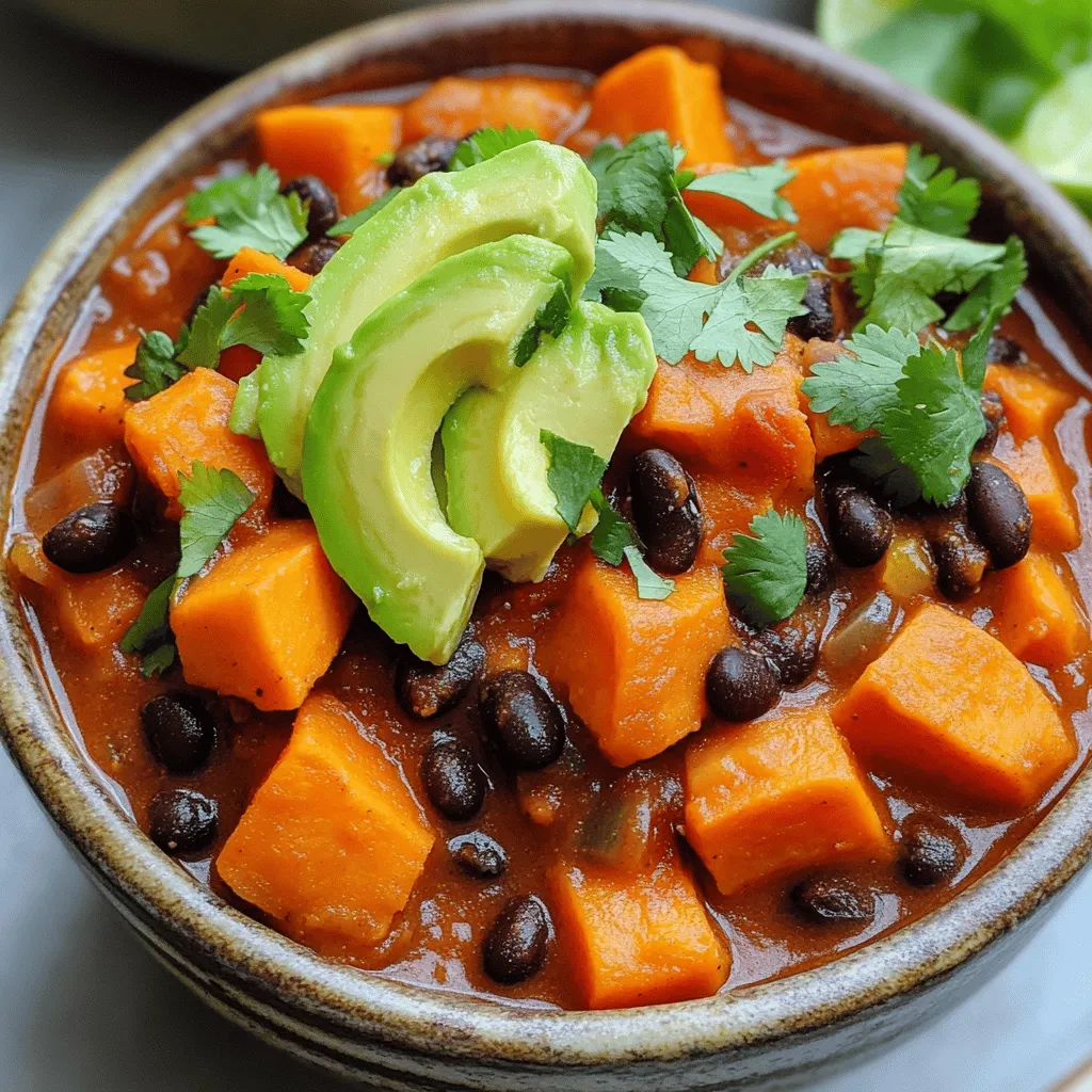 Savory Sweet Potato Black Bean Chili Recipe Today