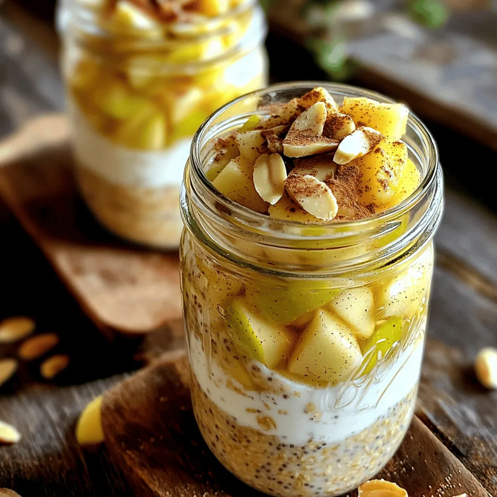 Savory Apple Cinnamon Overnight Oats Easy Recipe