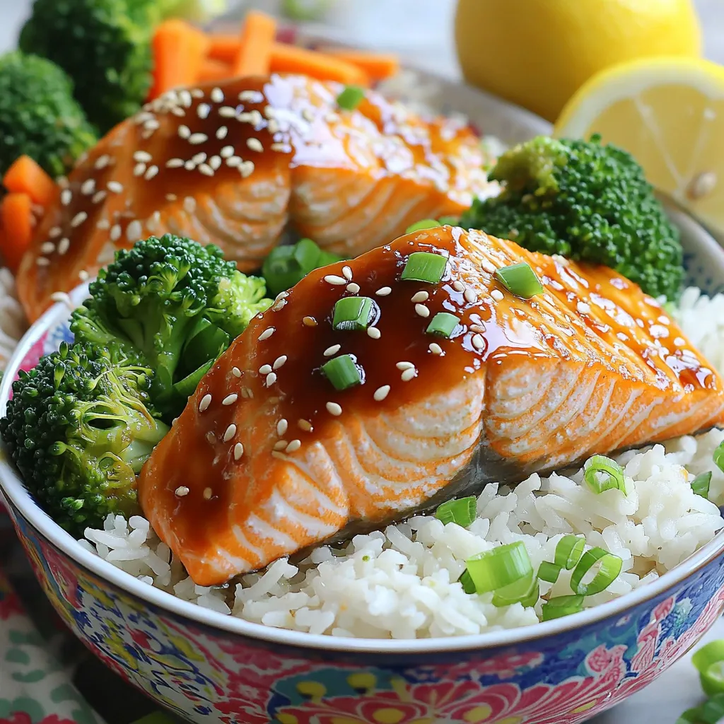 Teriyaki Salmon Rice Bowls Quick and Delicious Meal
