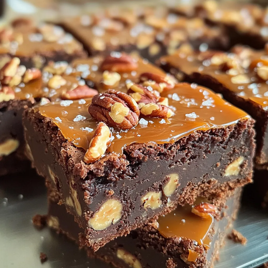 Caramel Pecan Turtle Brownies Rich and Decadent Treat