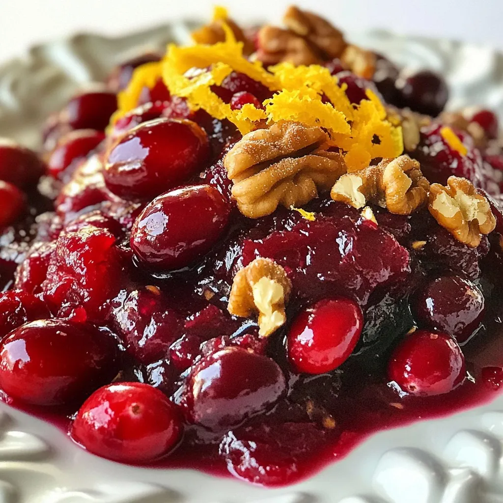 Old-Fashioned Cranberry Sauce Simple and Tasty Recipe