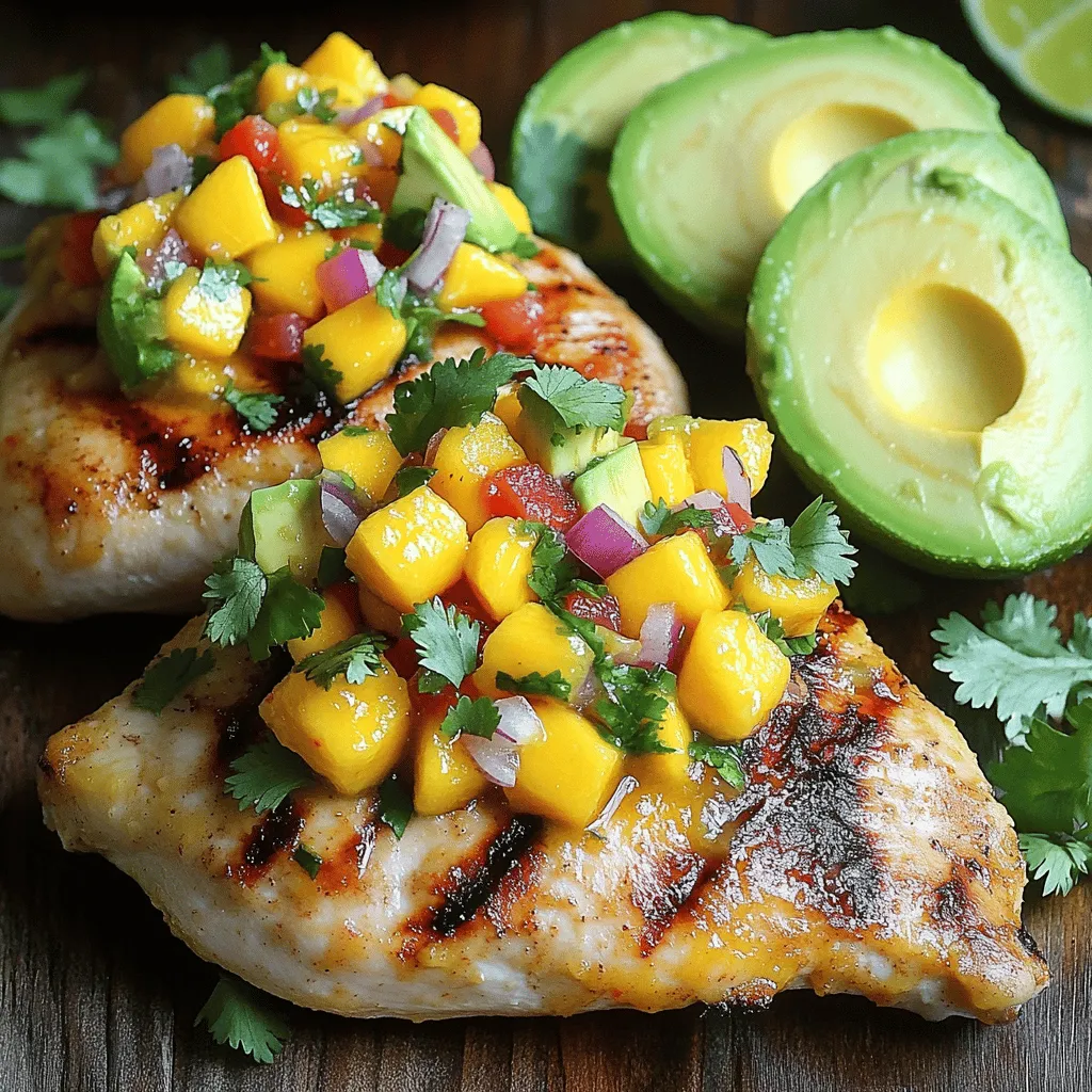 Mango Salsa Chicken Flavorful and Fresh Grilled Dish