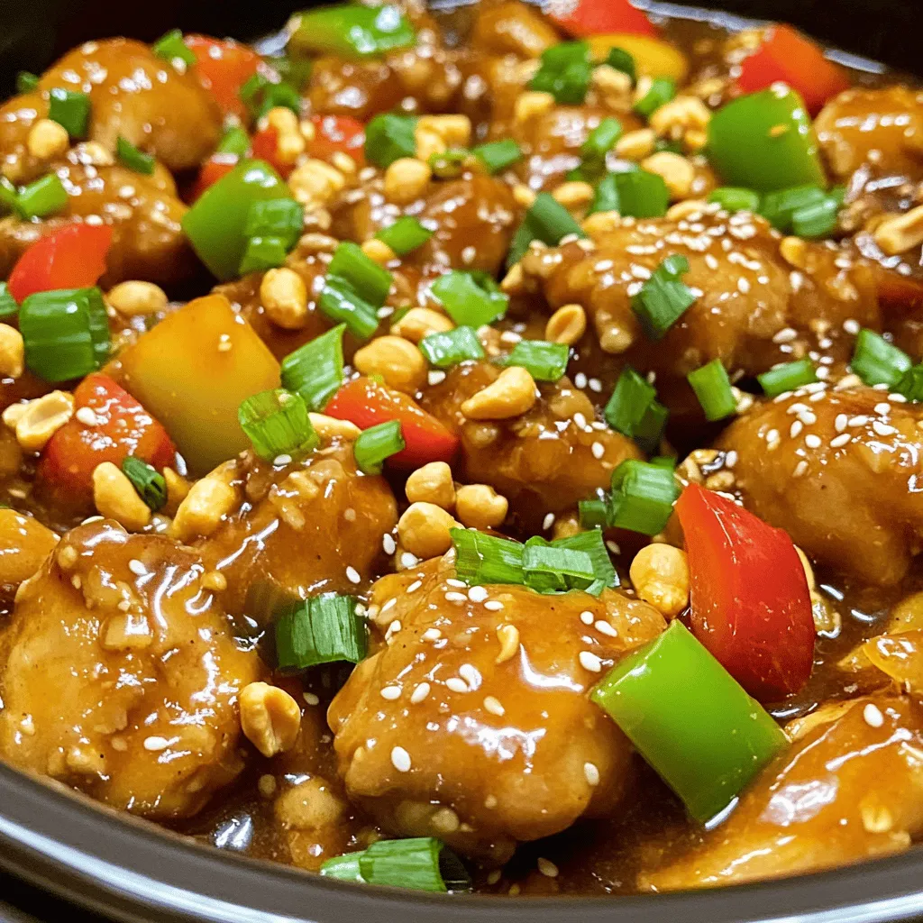 Crockpot Kung Pao Chicken Flavorful Dinner Delight