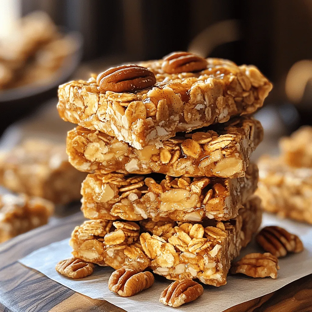 Maple Pecan Granola Bars Simple and Healthy Snack
