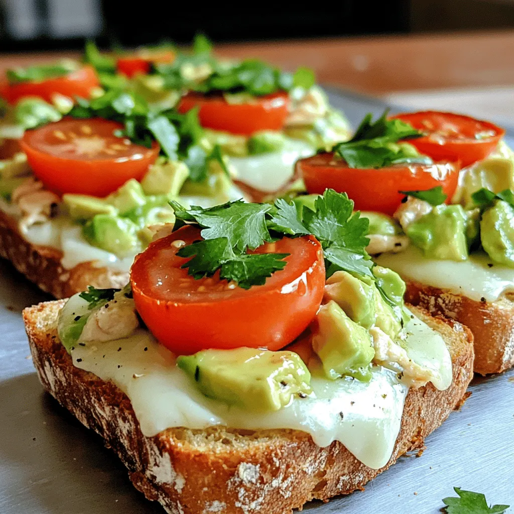 Savory Chicken Avocado Melt Easy Recipe to Enjoy