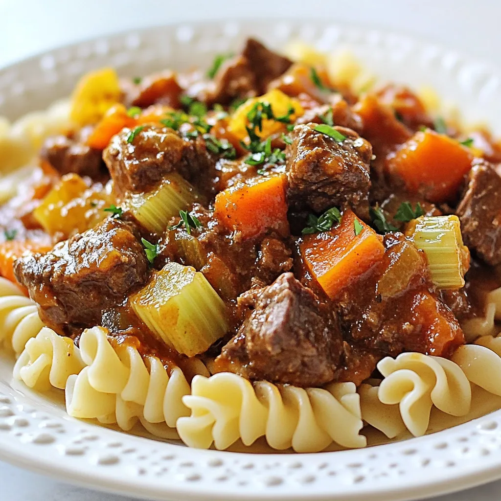 Slow Cooker Beef Ragu Flavorful and Easy Meal