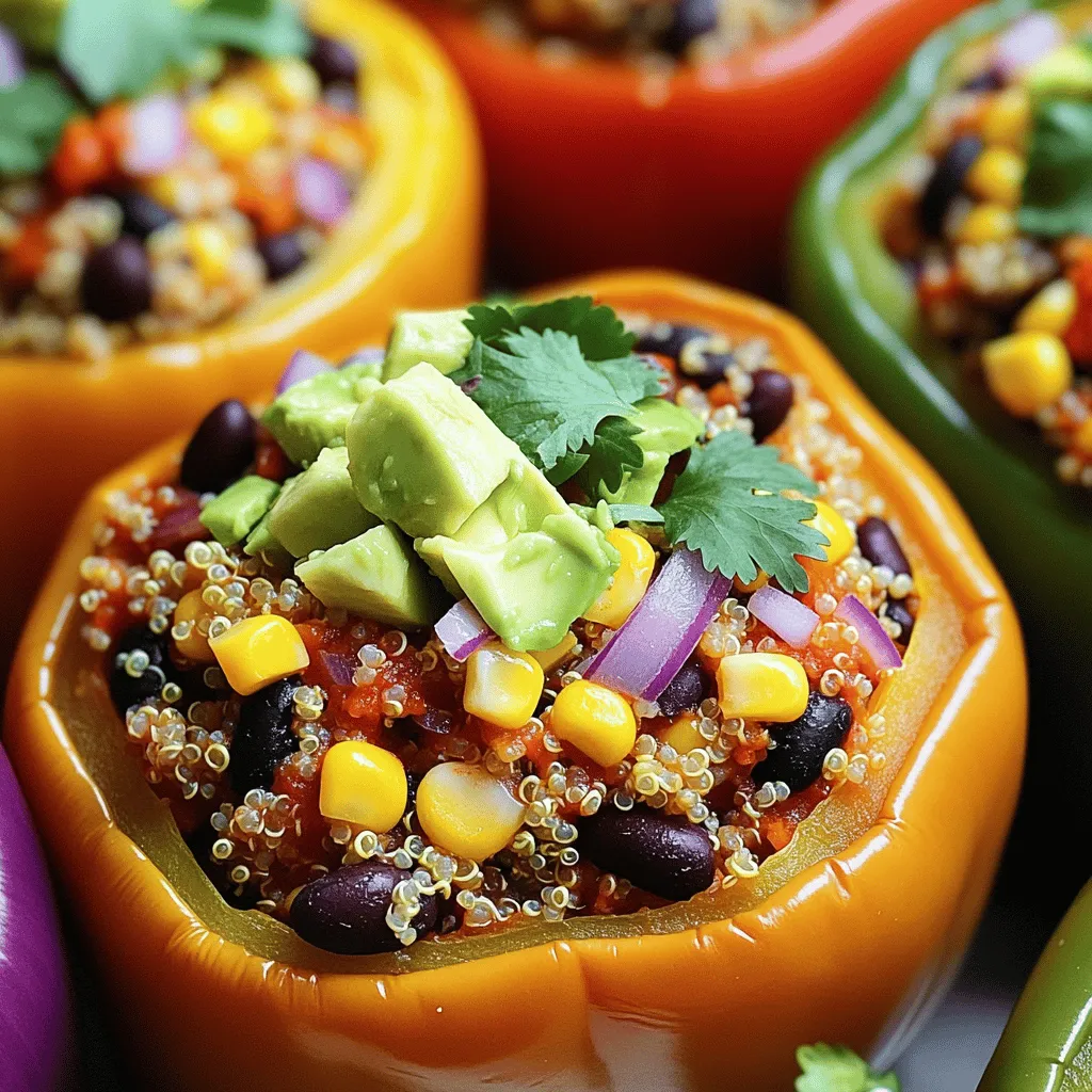 Vegan Stuffed Bell Peppers Fast and Flavorful Meal