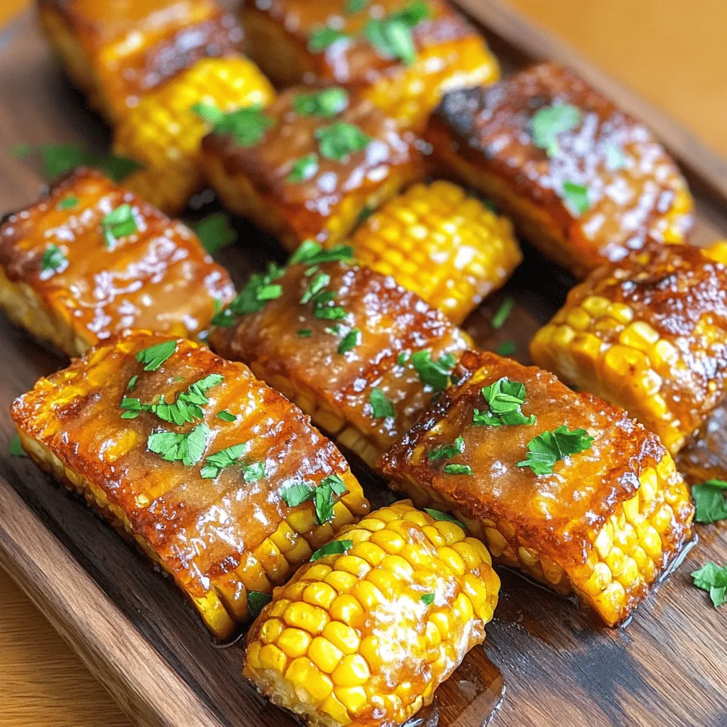 Air Fryer Honey Butter Corn Ribs Tasty and Easy Recipe