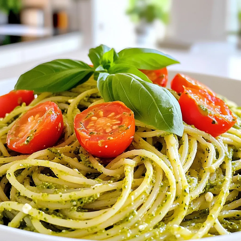 Minute Ricotta Pesto Pasta Quick and Simple Recipe