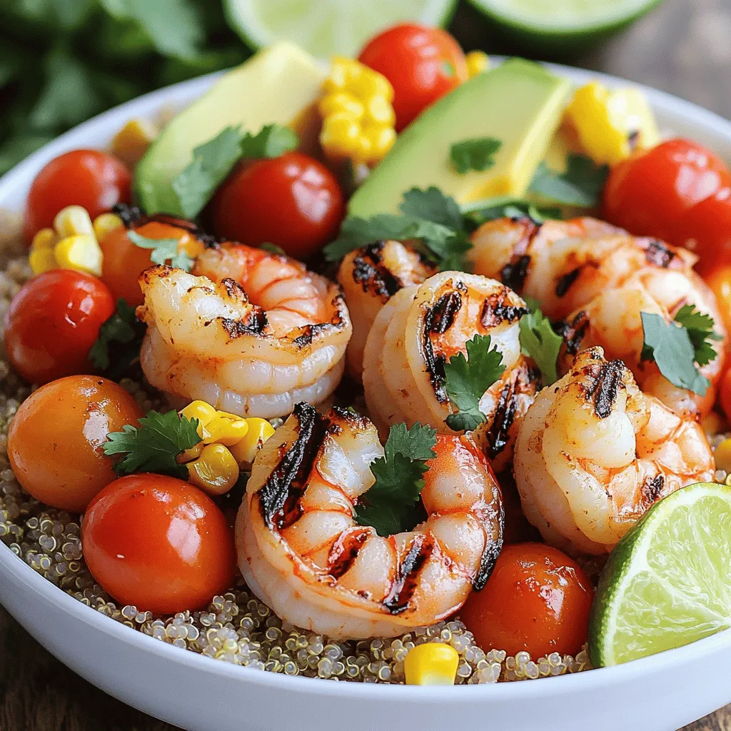 Chili Lime Grilled Shrimp Bowls Flavorful Meal Idea