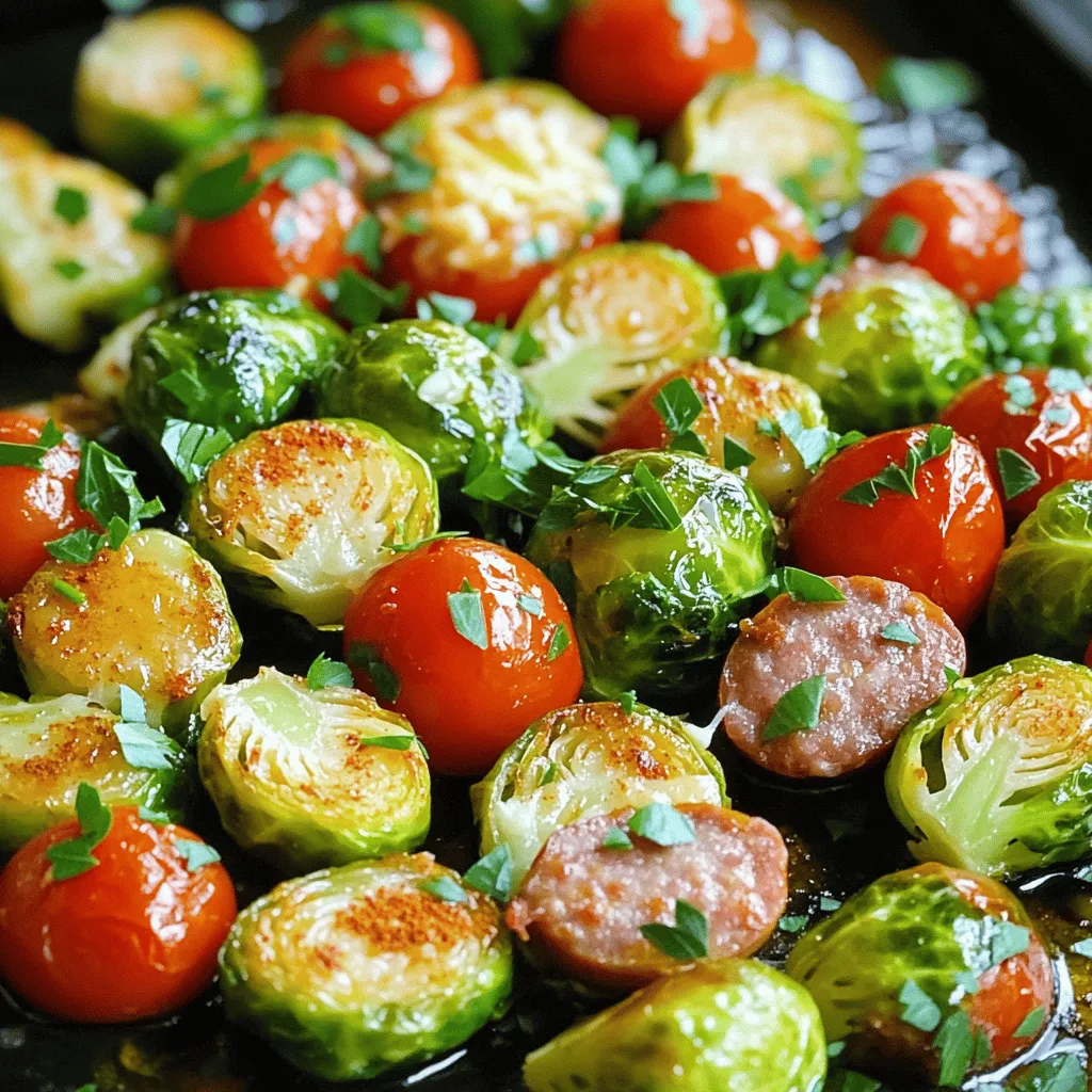 Sausage and Brussels Sprouts Sheet Pan Delight