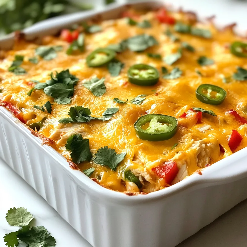 Chicken Fajita Casserole Tasty and Simple Recipe