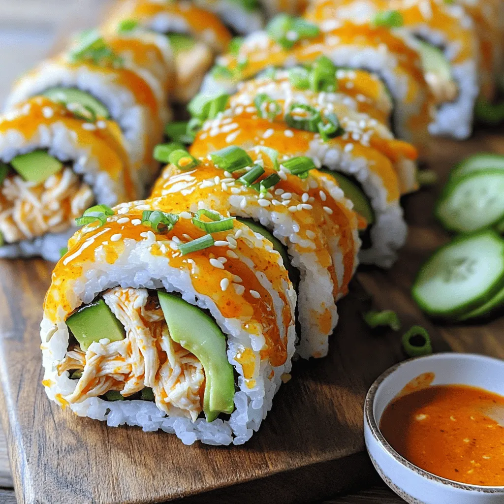 Tailgate Buffalo Chicken Sushi Rolls Flavorful Delight