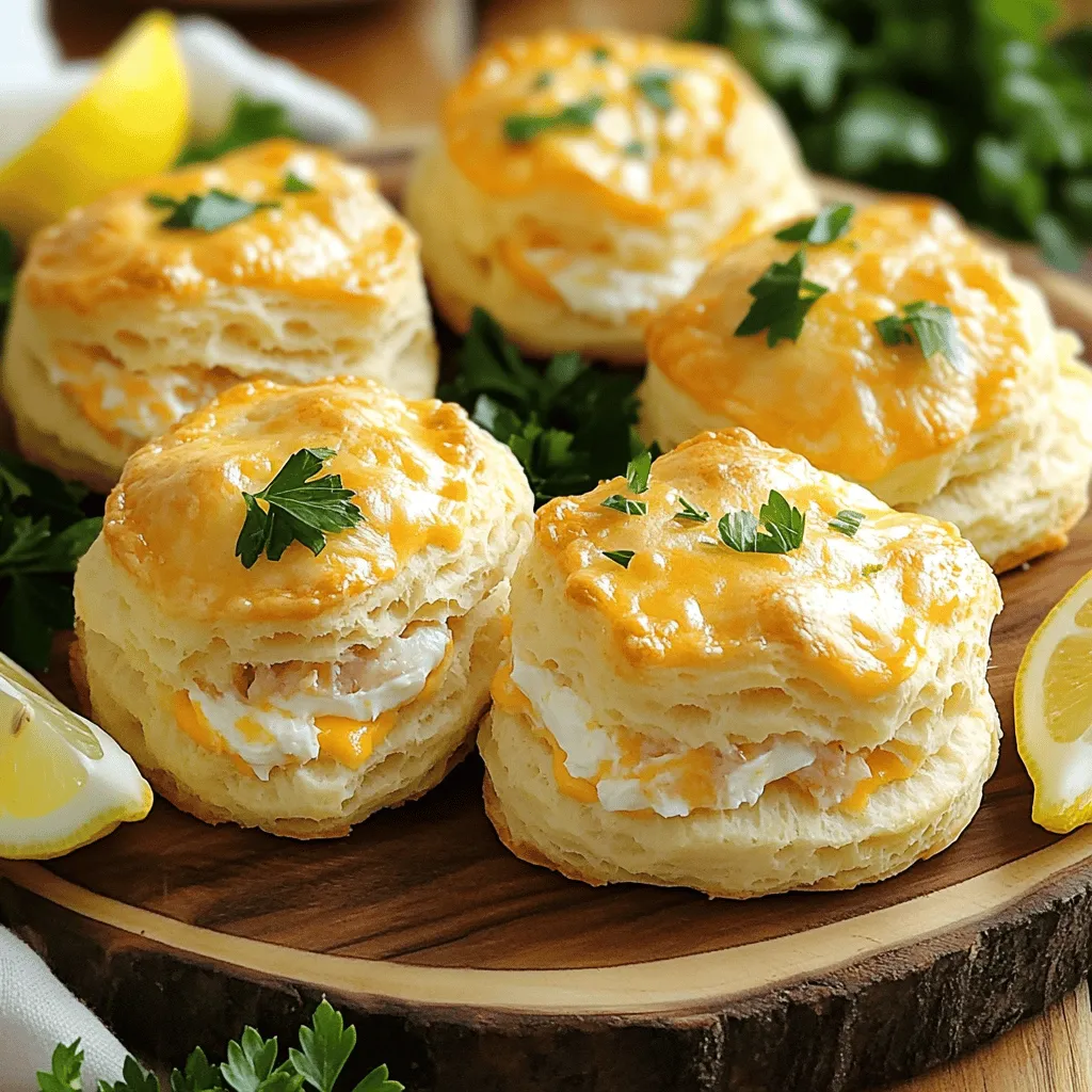 Crab Stuffed Cheddar Bay Biscuit Savory Delight Recipe