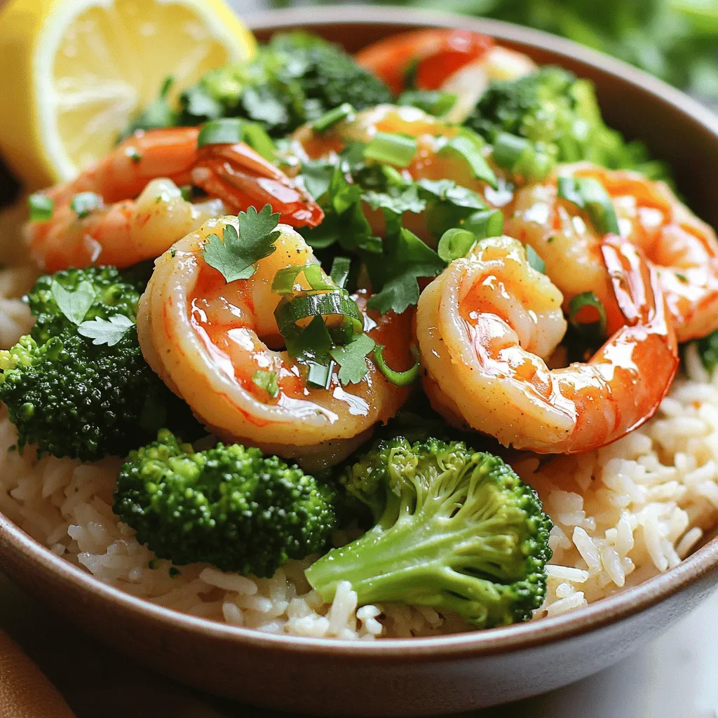 Minute Garlic Butter Shrimp Rice Bowls Quick and Tasty