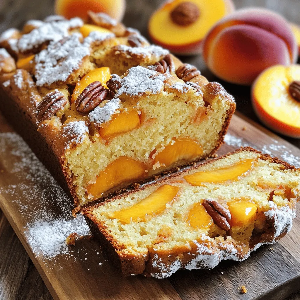 Southern Peach Bread Irresistible and Moist Delight