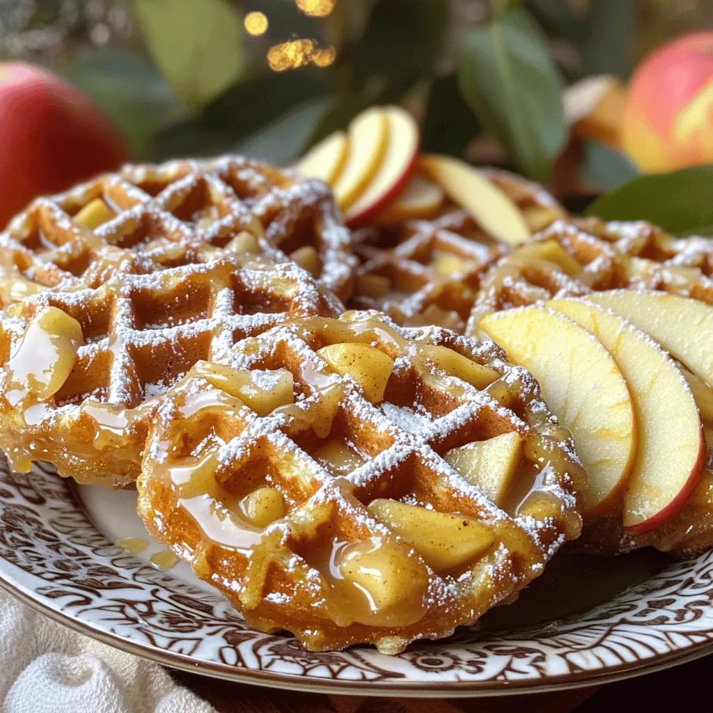 Irresistible Apple Fritter Waffle Donuts Recipe