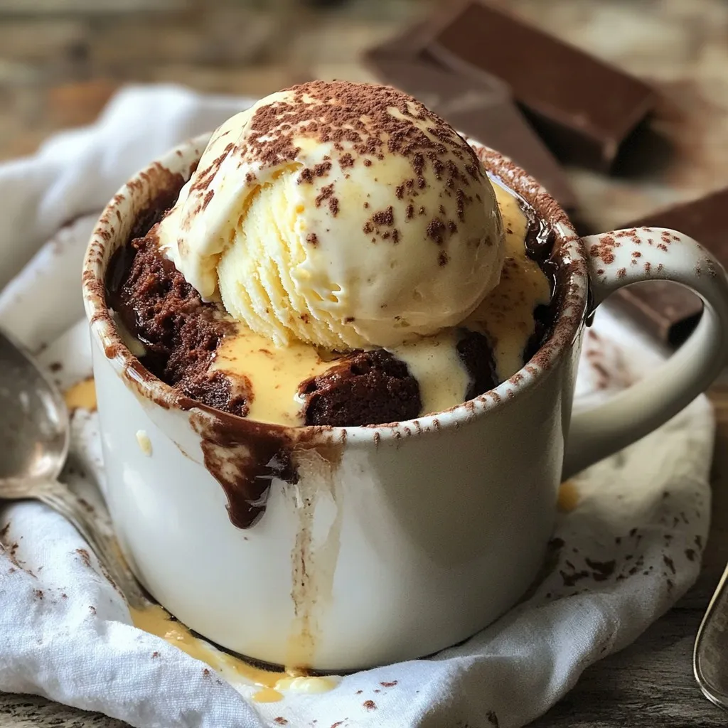 Minute Microwave Brownie Mug Cake Quick and Easy Recipe