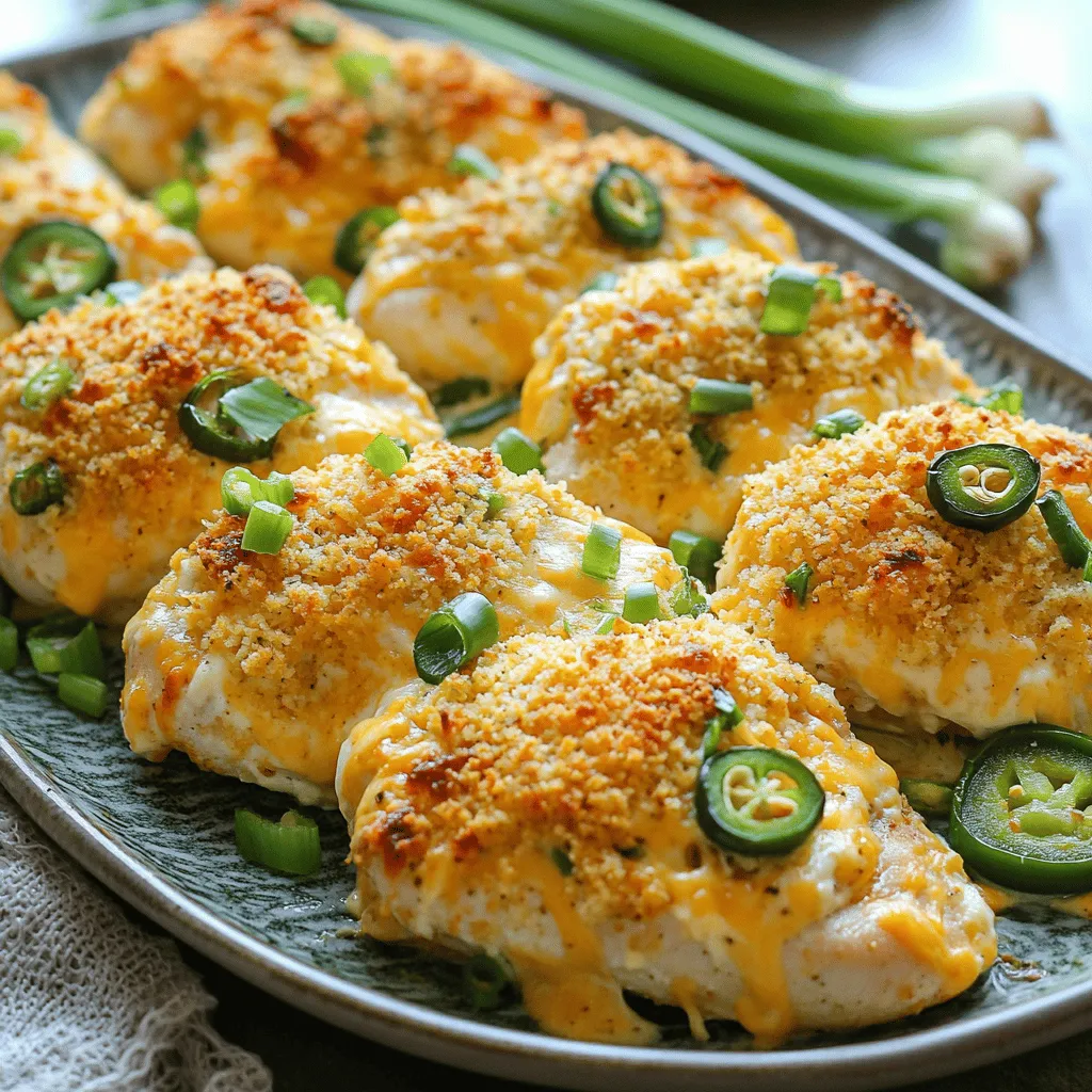 Jalapeno Popper Chicken Bake Savory and Satisfying Dish