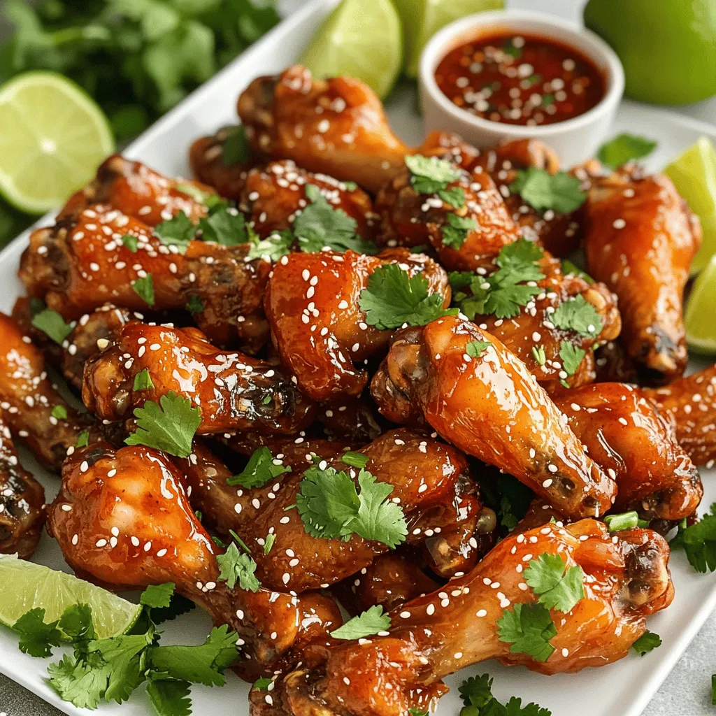Air Fryer Honey Sriracha Wings Crispy and Flavorful Dish