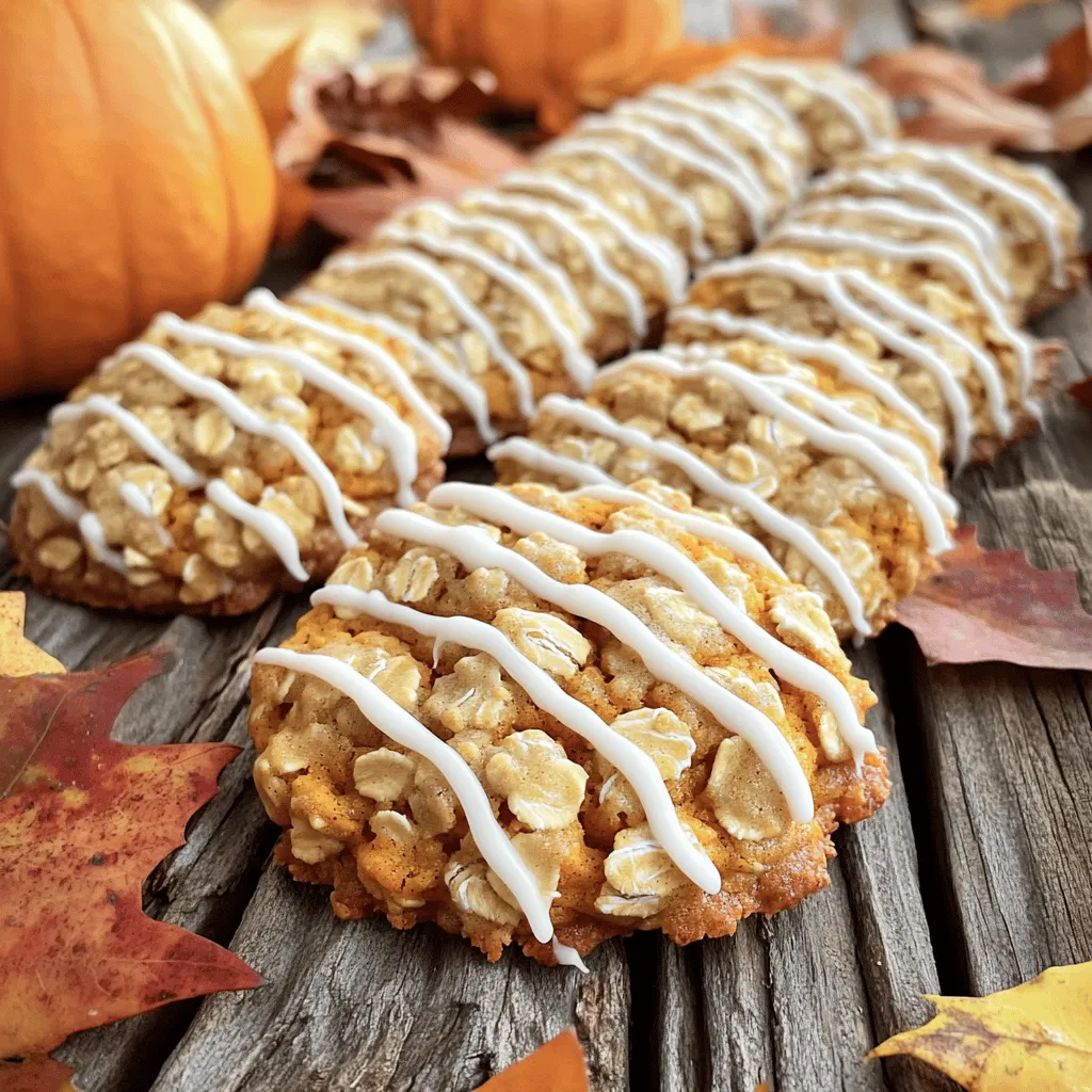 Pumpkin &#038; Oatmeal Cookies with Icing Delight