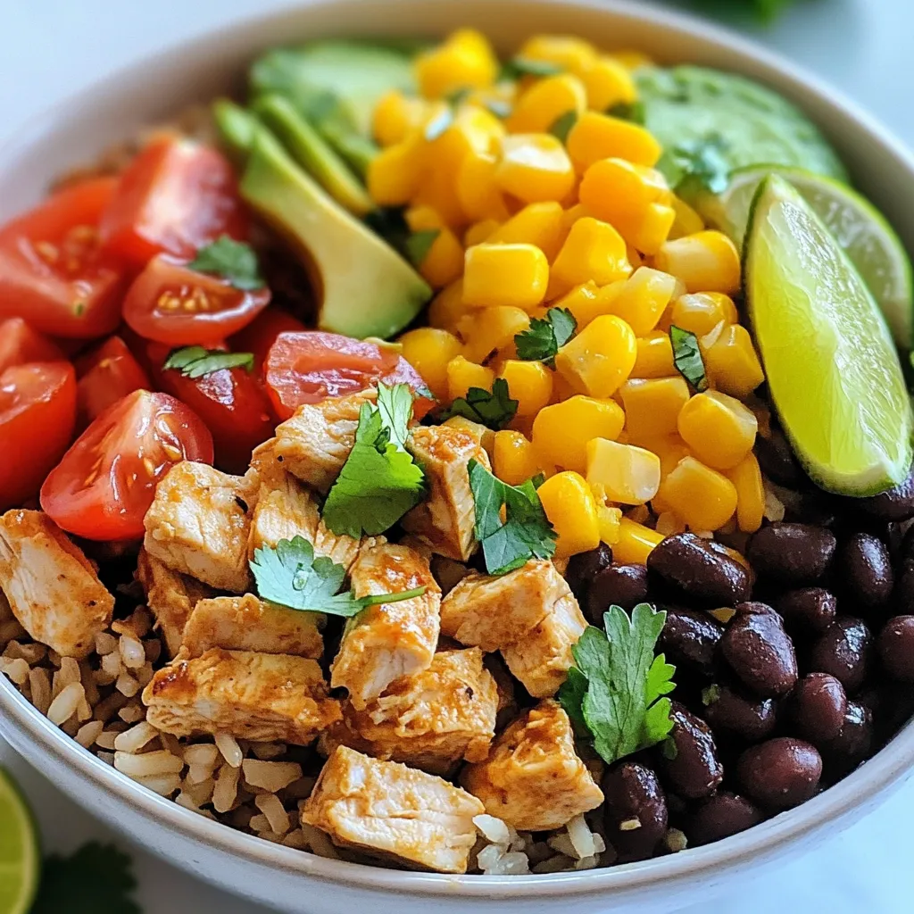 Chicken Burrito Bowl Flavorful and Easy Recipe