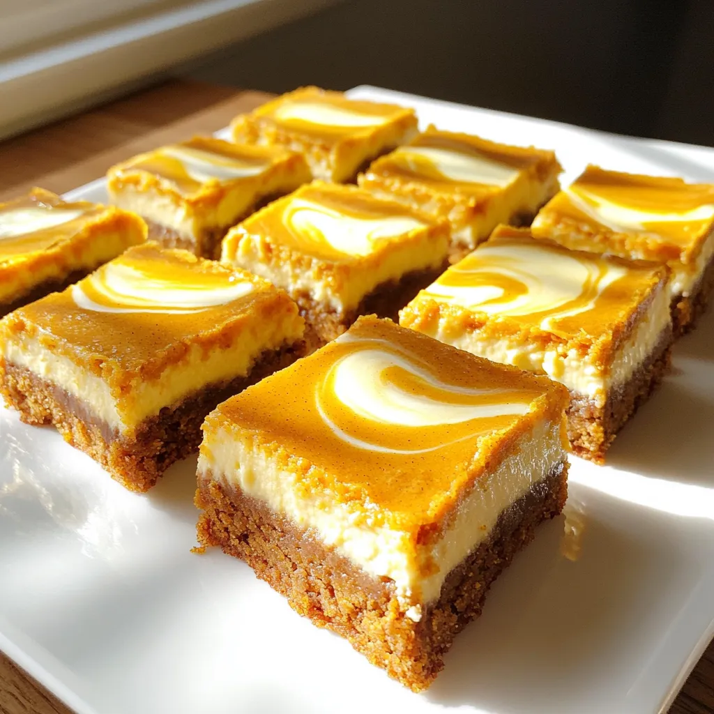 Pumpkin Cheesecake Cookie Bars Irresistible Fall Treat