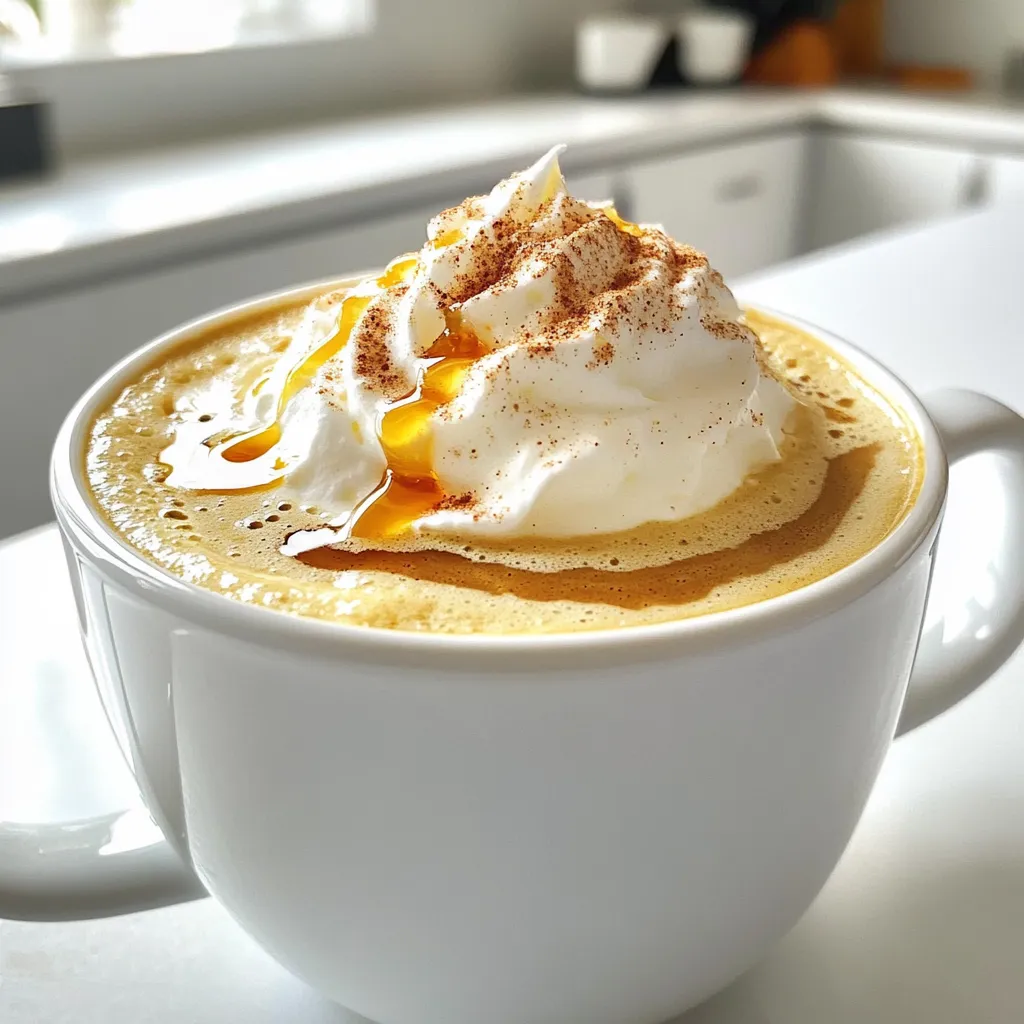 Maple Cinnamon Latte Cozy and Warm Beverage Delight