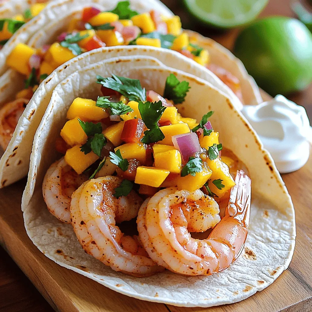 Easy Shrimp Tacos with Mango Salsa Fresh Delight