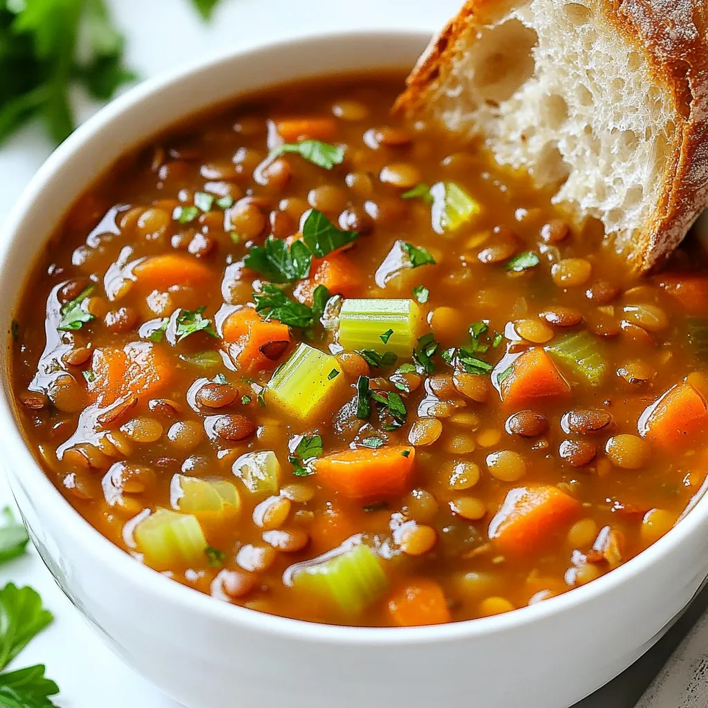 Classic Lentil Soup Flavorful and Nourishing Delight