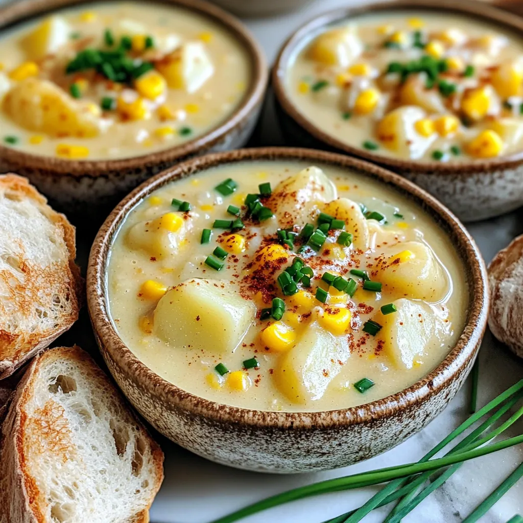 Slow Cooker Potato Corn Chowder Simple and Tasty Dish