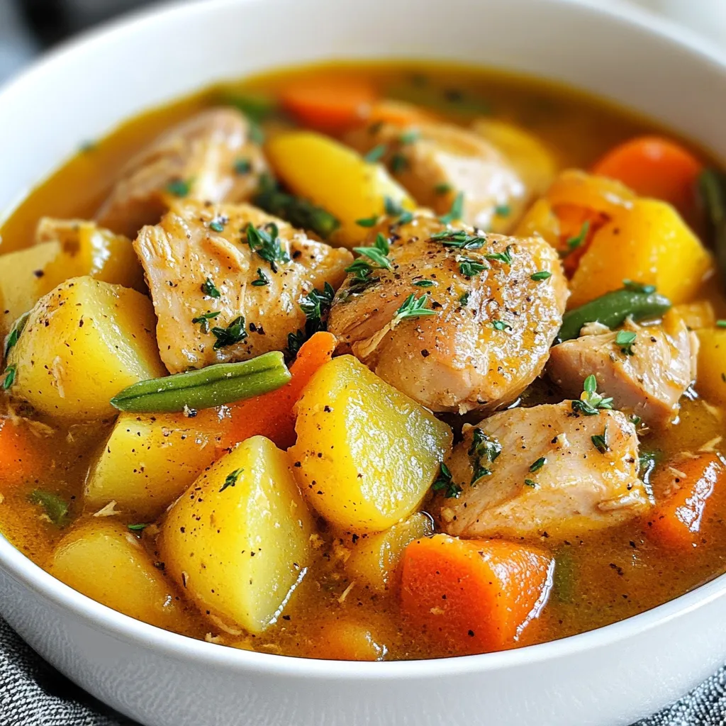 Slow Cooker Chicken Stew Easy and Tasty Recipe
