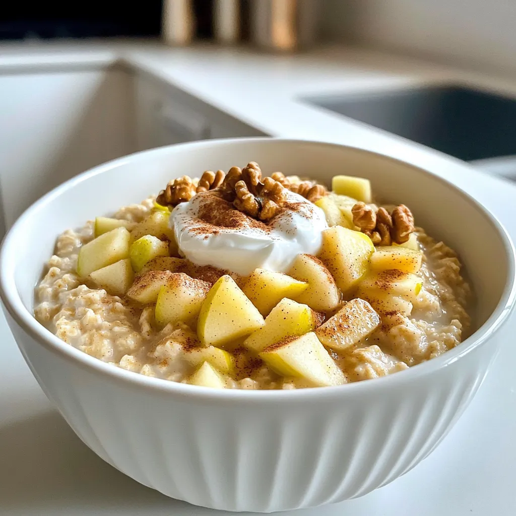 Cinnamon Apple Steel Cut Oats Slow Cooker Delight