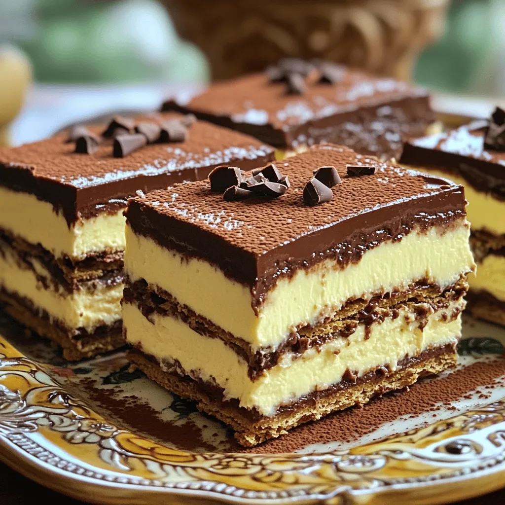No-Bake Chocolate Eclair Cake Delicious and Easy Dessert