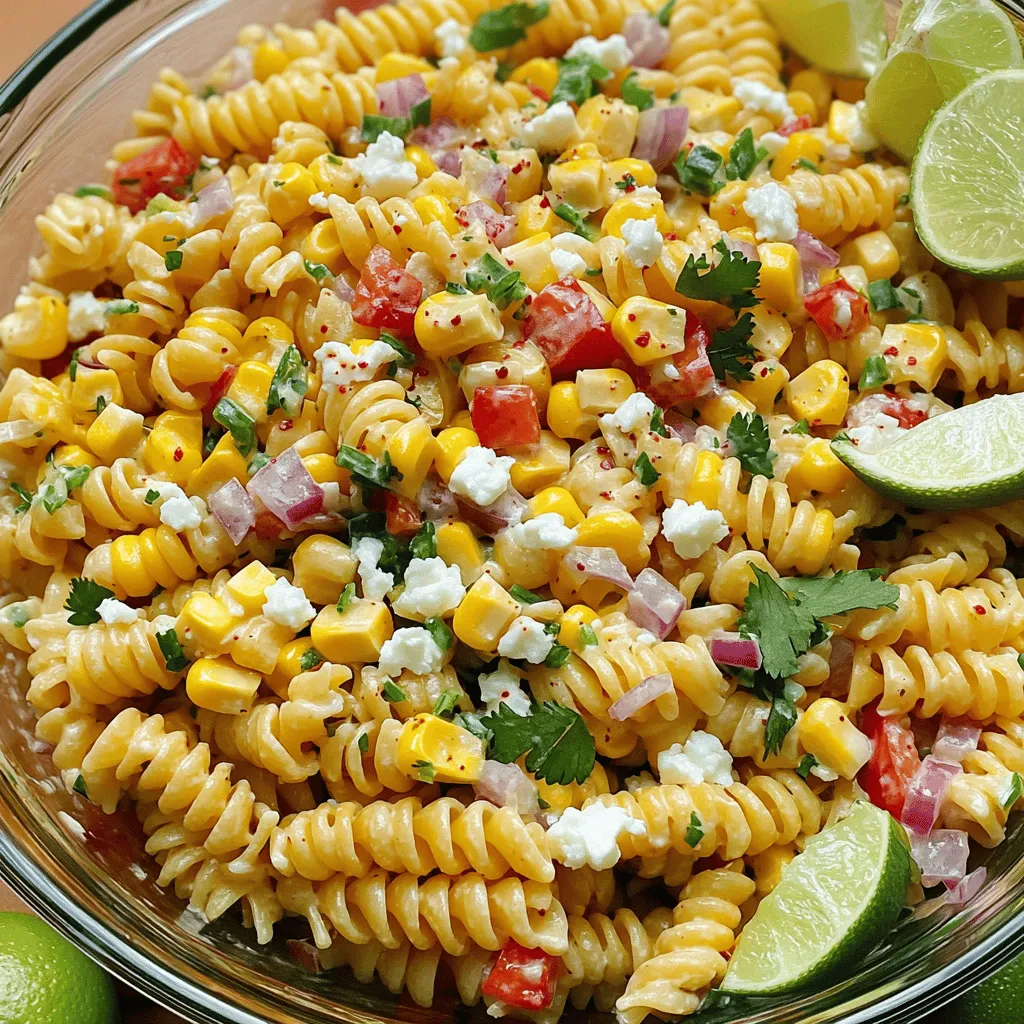 Mexican Street Corn Pasta Salad Flavorful and Fun Dish