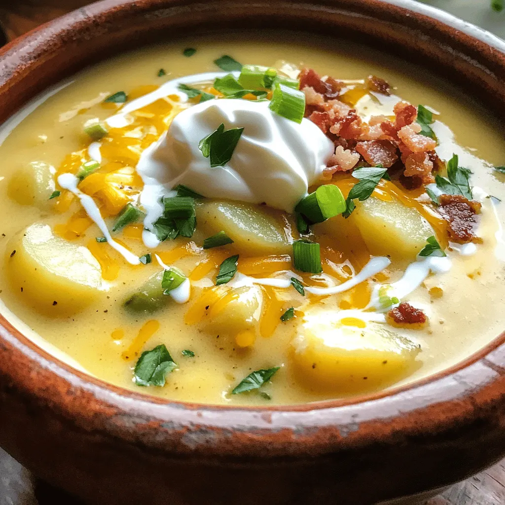 Loaded Creamy Potato Soup Comforting and Easy Recipe