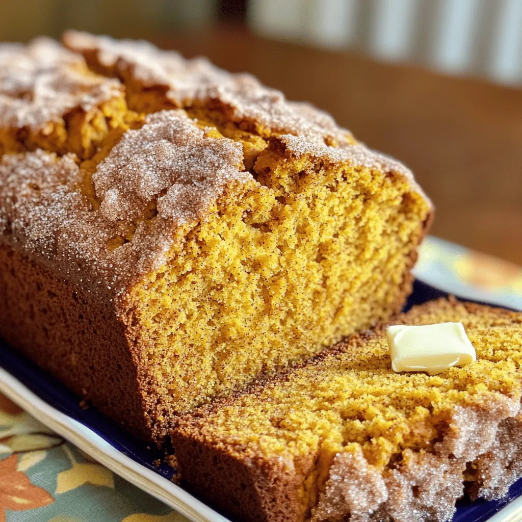 Snickerdoodle Pumpkin Bread Dreamy Fall Delight