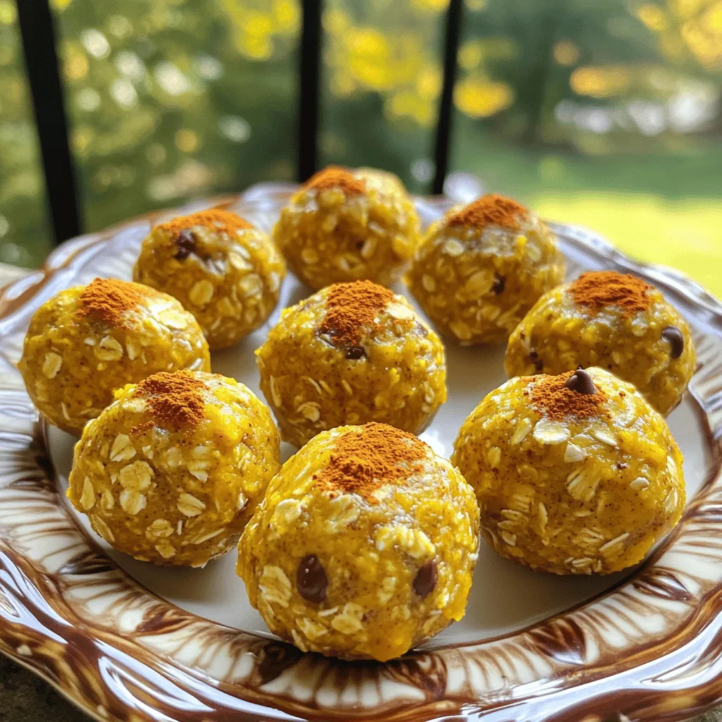 No-Bake Pumpkin Spice Energy Balls Simple Treat Recipe