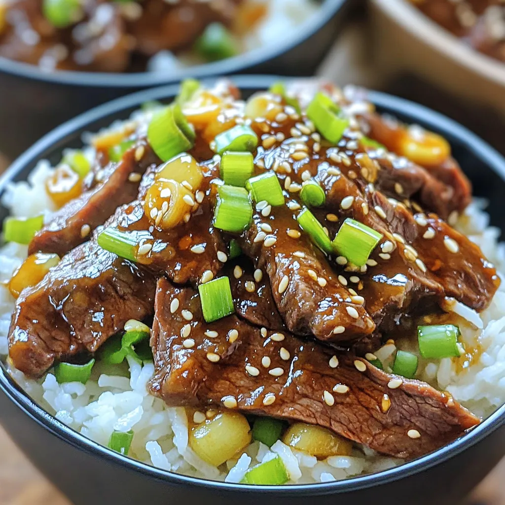 Mongolian Beef Bowls Flavorful and Simple Recipe