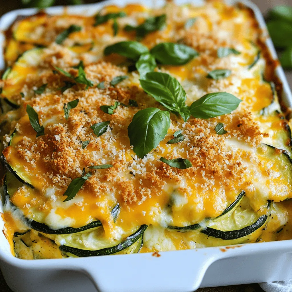 Cheesy Zucchini Casserole Easy and Flavorful Dish