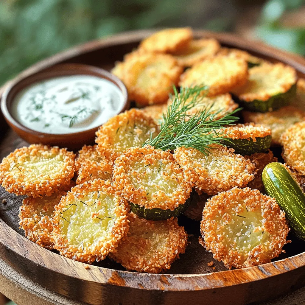 Crispy Air Fryer Fried Pickles Delicious and Easy Snack