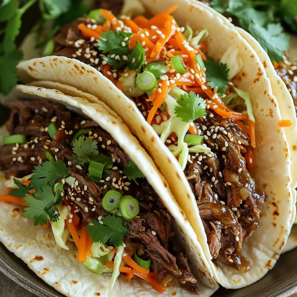 Slow Cooker Korean Beef Bulgogi Tacos Flavor Boost