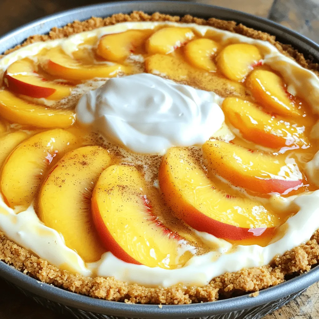Peach Cobbler Cheesecake Delightful Flavor Awaits