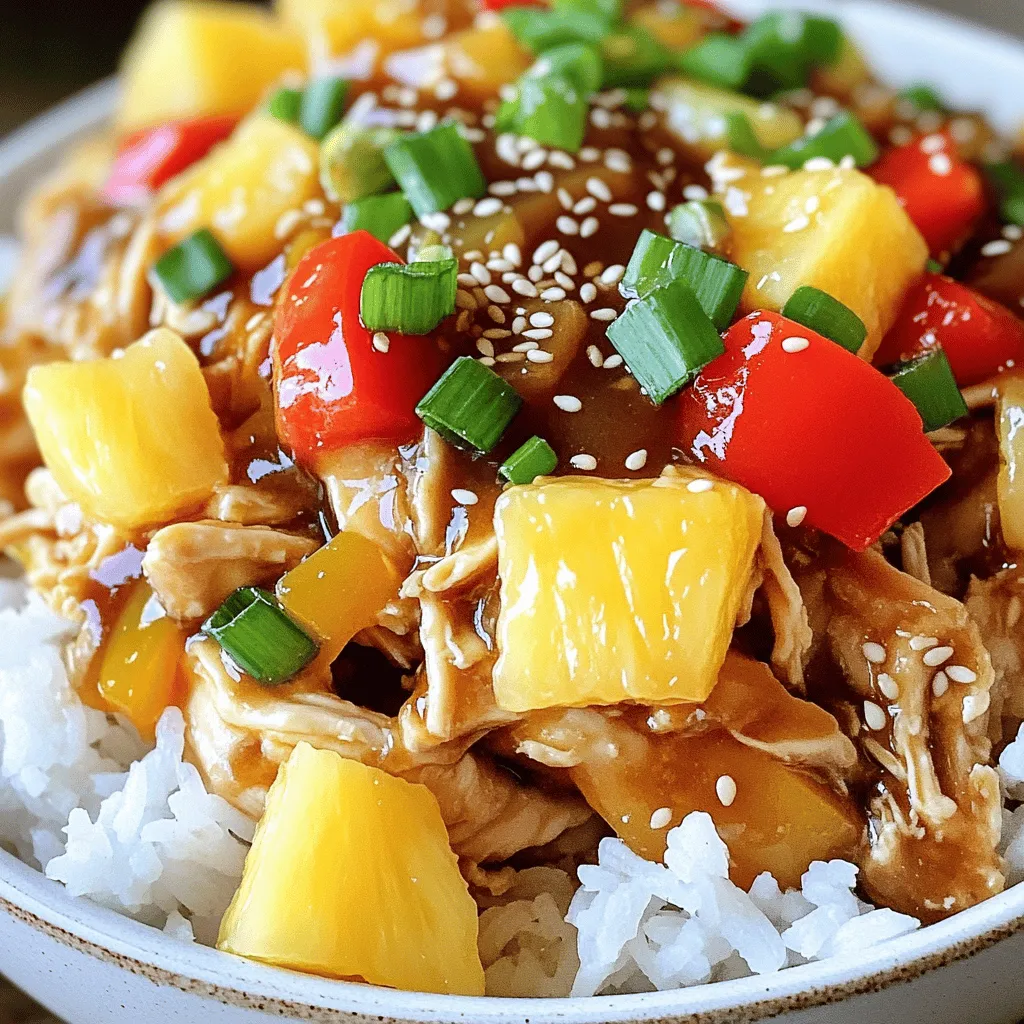 Slow Cooker Pineapple Teriyaki Chicken Delight