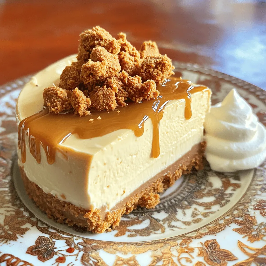 No Bake Biscoff Cheesecake Irresistible and Easy Delight