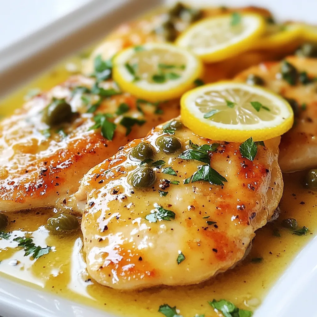 Chicken Piccata Recipe Simple and Flavorful Delight