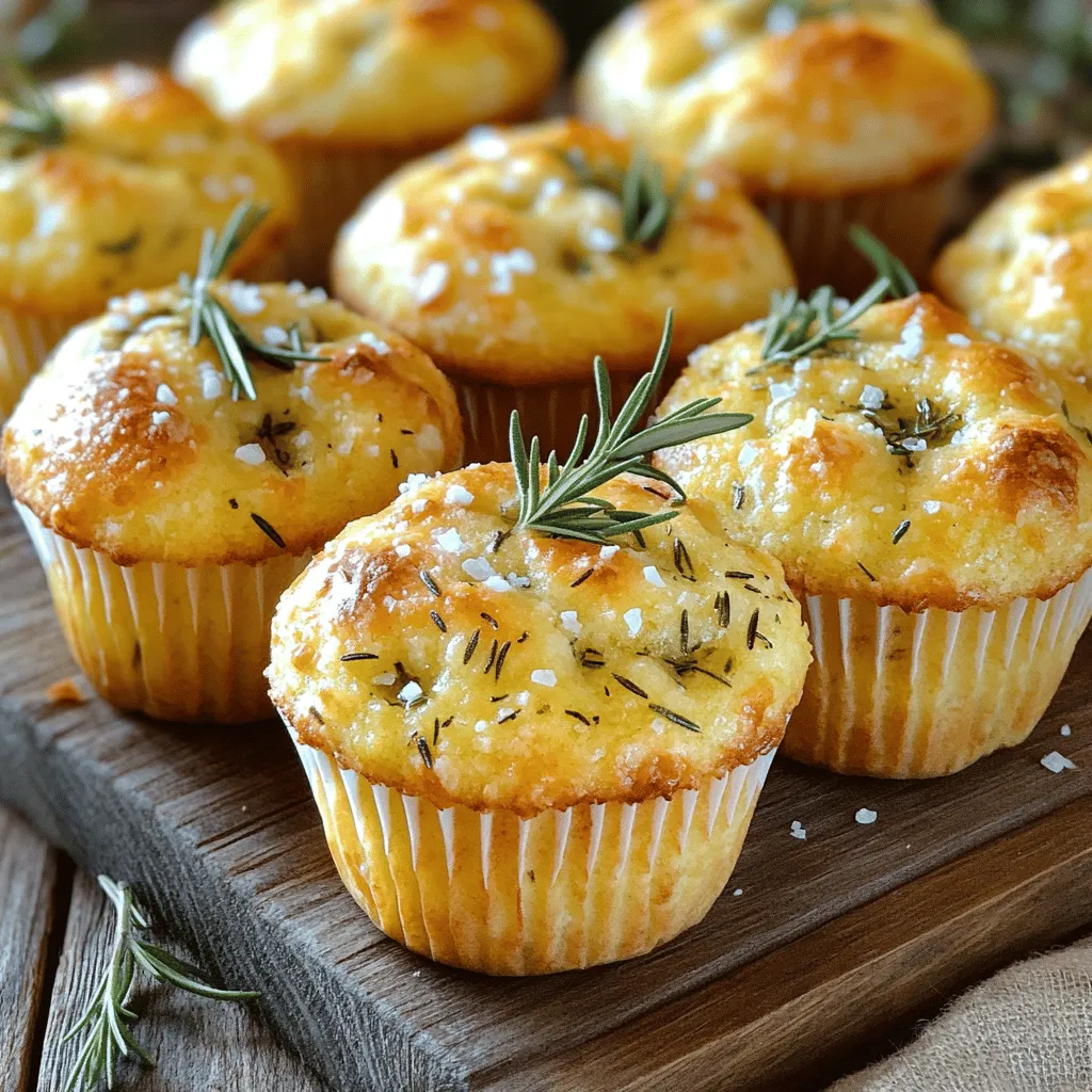 Easy Garlic Rosemary Focaccia Muffins Recipe Delight